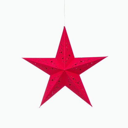 Twinkle Star 5 Point 15" Red
