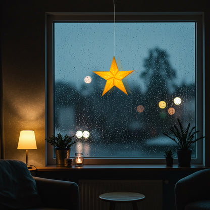 Twinkle Star 5 Point 15" Yellow