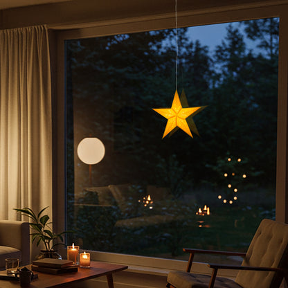 Twinkle Star 5 Point 15" Yellow