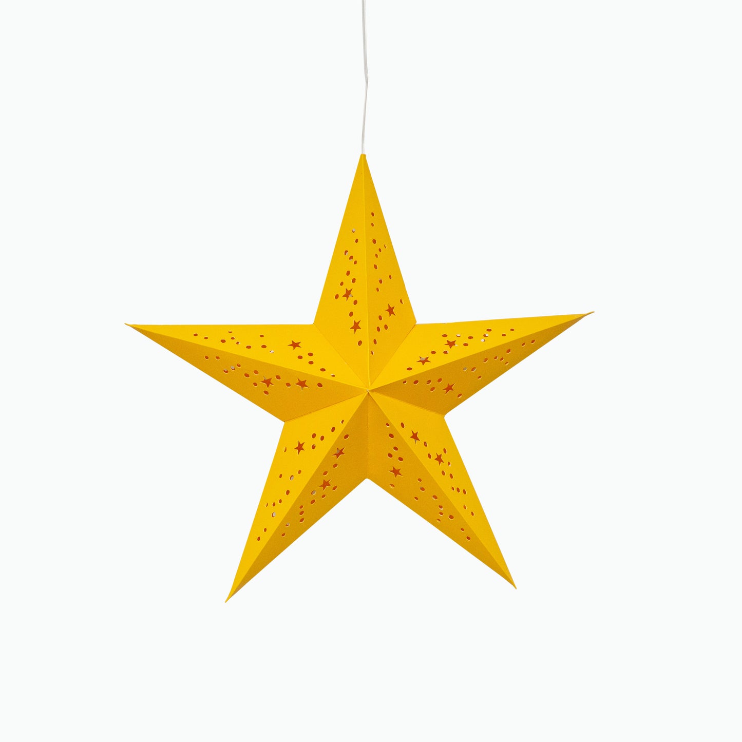 Twinkle Star 5 Point 15" Yellow