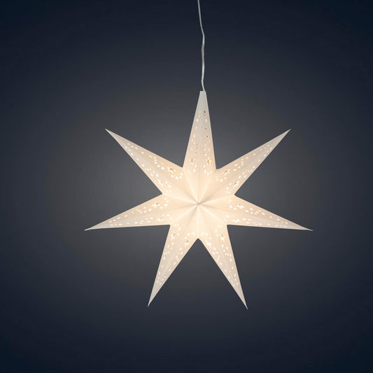 Twinkle Star 7 Point 9" White