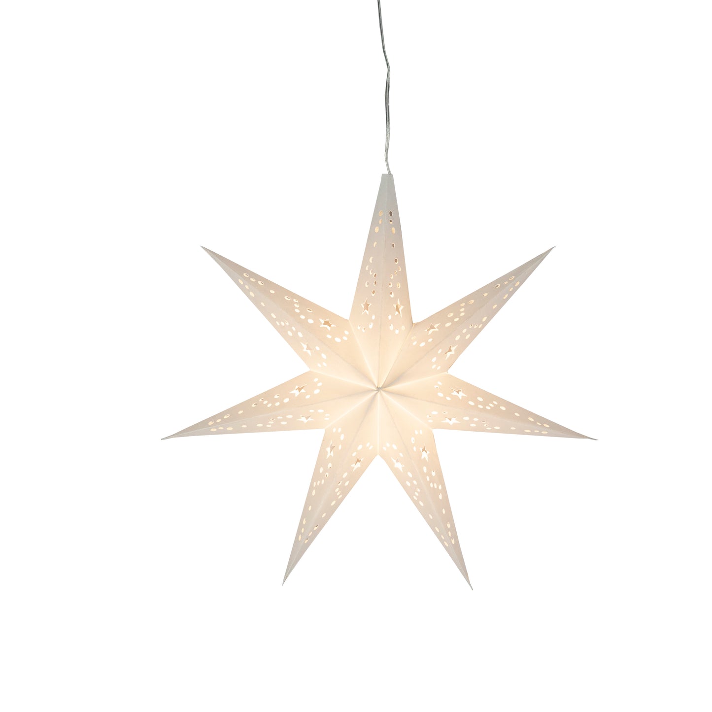 Twinkle Star 7 Point 9" White