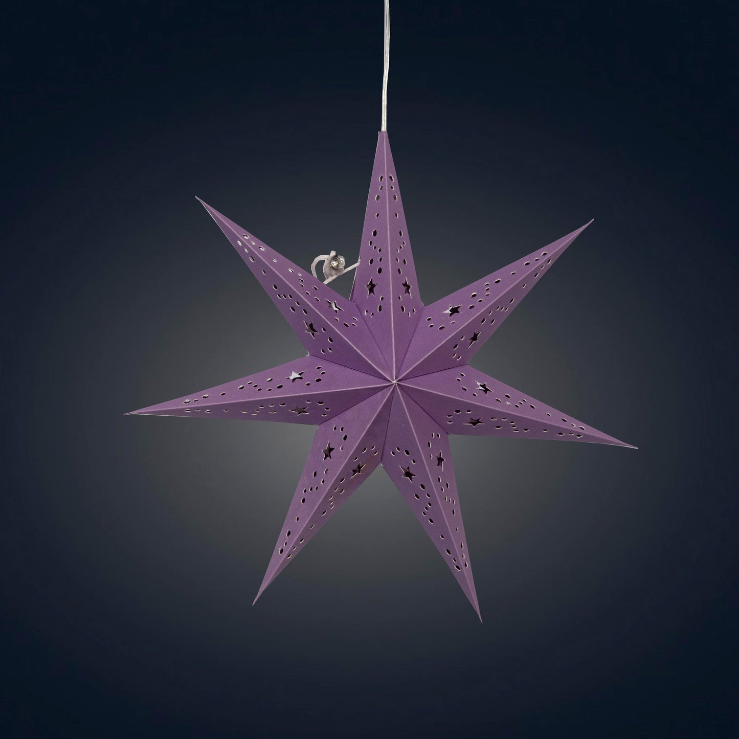 Twinkle Star 7 Point 9" Purple