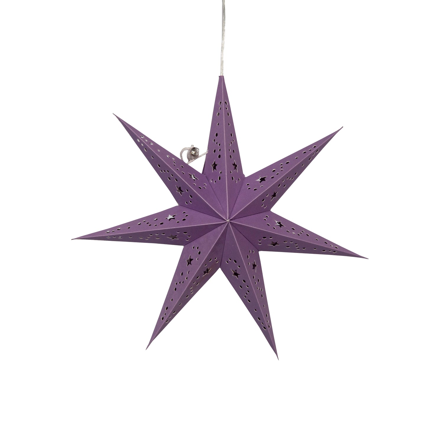 Twinkle Star 7 Point 9" Purple