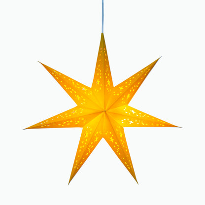 Twinkle Star 7 Point 9" Yellow