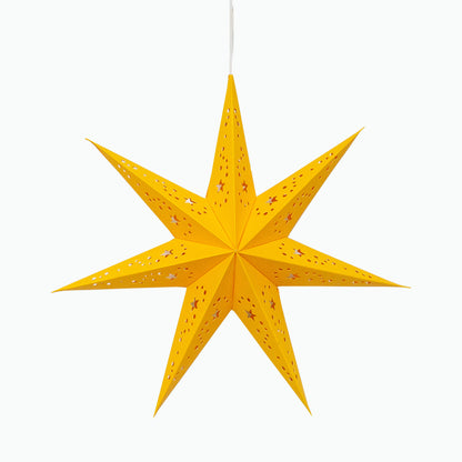 Twinkle Star 7 Point 9" Yellow