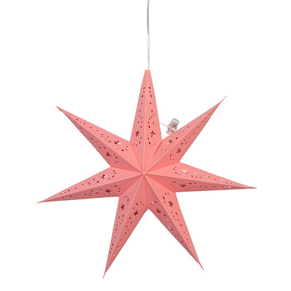 Twinkle Star 7 Point 9" Pink