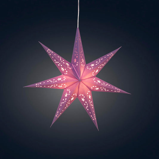 Twinkle Star 7 Point 9" Purple