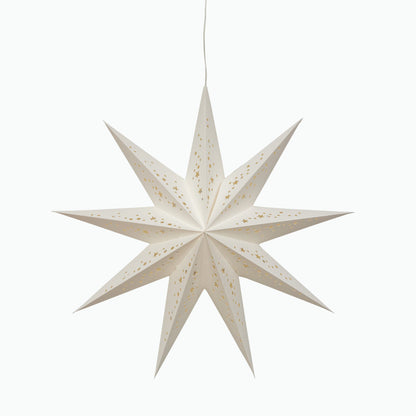 Twinkle Star 9 Point 16" White