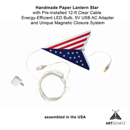Unity - American USA Flag Star 5 Point 15"