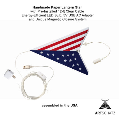 Unity - American USA Flag Star 5 Point 24"