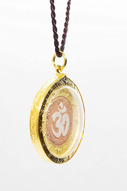 Artschatz - Ganesh - Om and Chinese Zodiac - hand painted Pendant