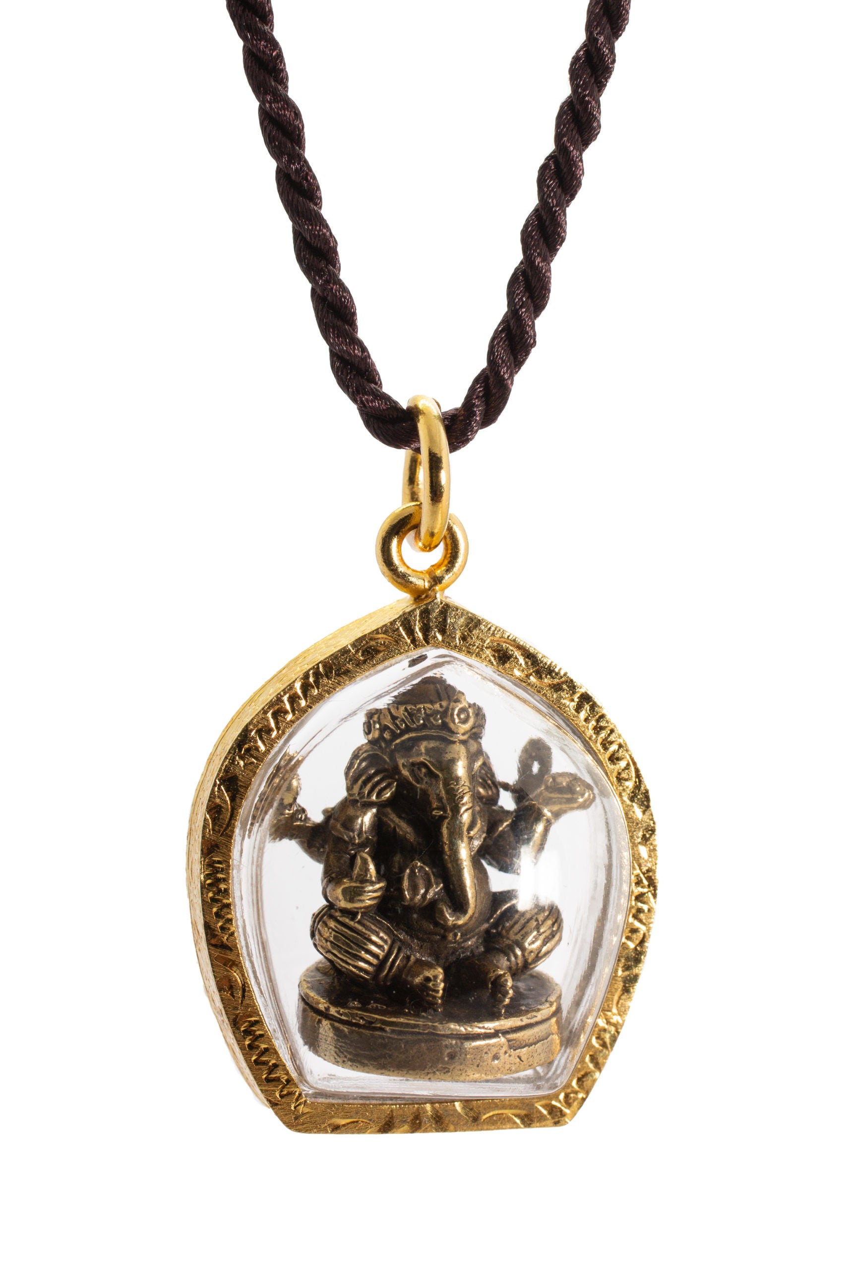 Artschatz - Lord Ganesh Ganapati Vinayaka Dakshi­nabhimukhi Murti Amulet Pendant