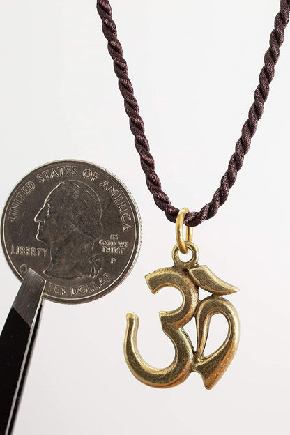 OM Pendant Necklace (1 inch)