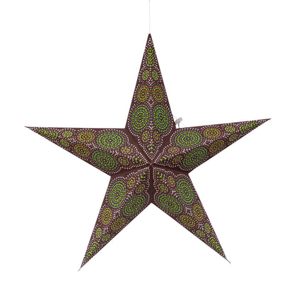 Kaleidoscope 5 Pointer 24" brown / green