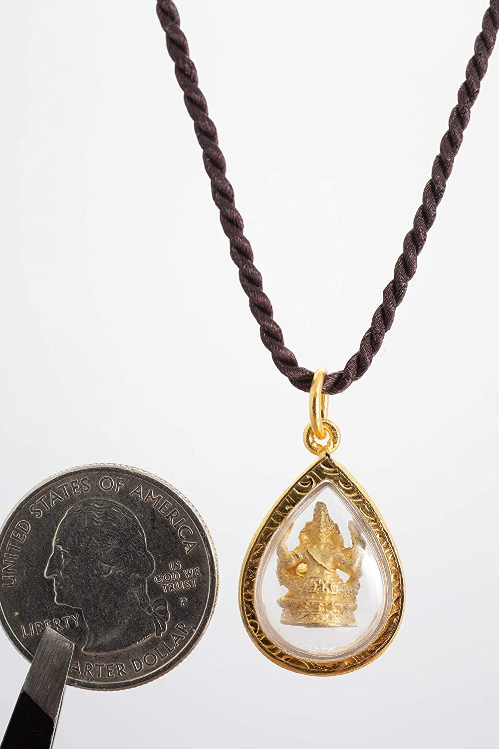 Artschatz - Golden Ganesh Ekadanta Ganapati - Amulet Hindu Pendant