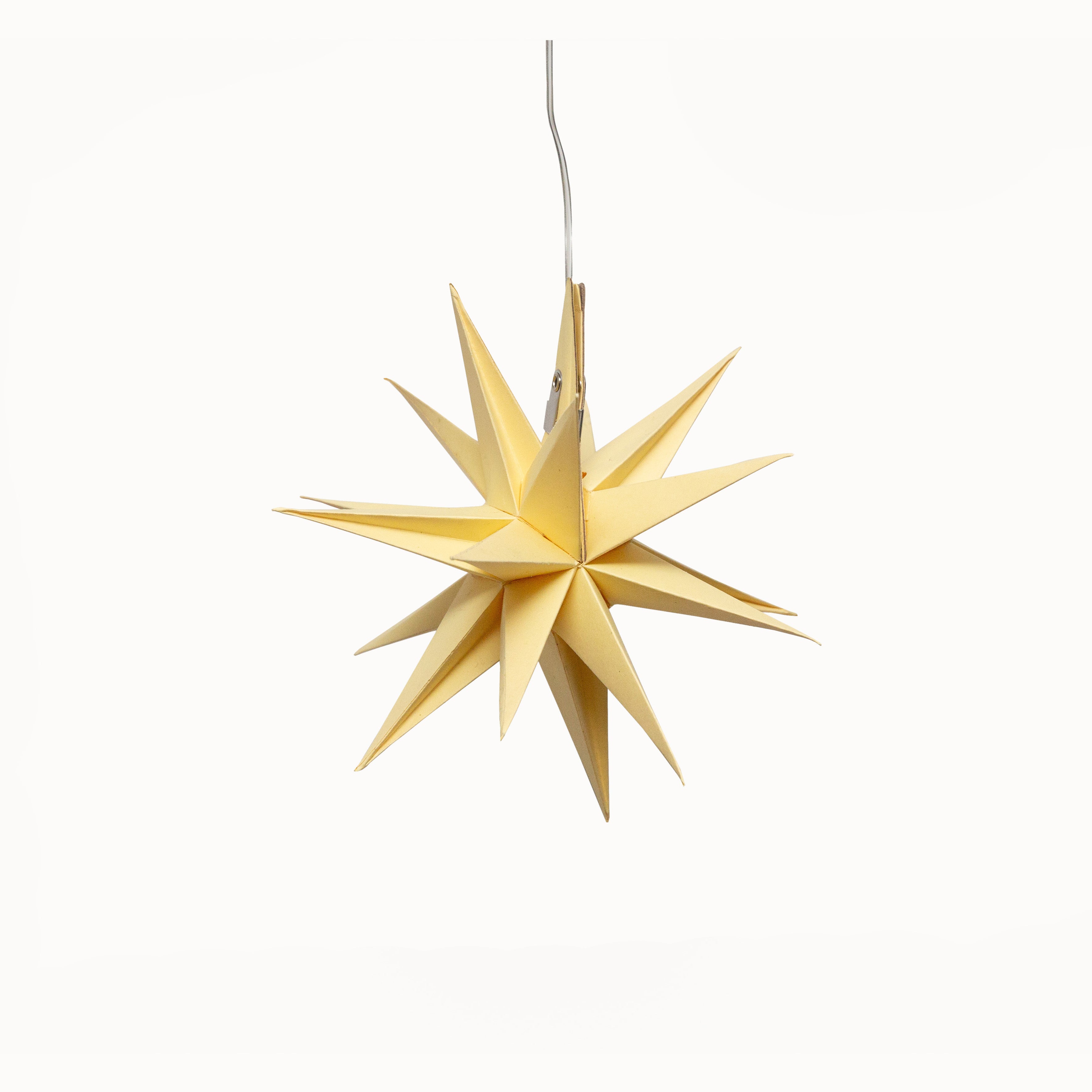 Moravian Mini Star 7" Yellow