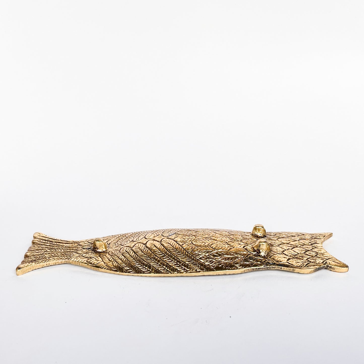 Owl Incense Holder - Gold - Long