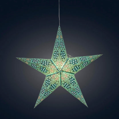 Siklon 5 Pointer 24" Teal w/ Glitter