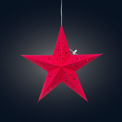 Twinkle Star 5 Point 15" Red