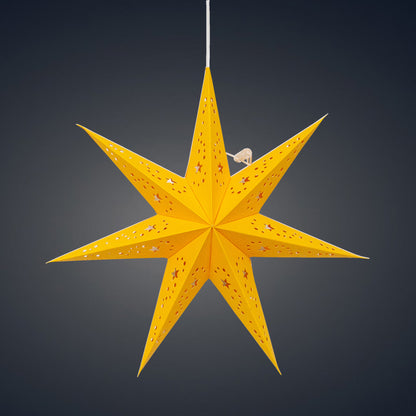 Twinkle Star 7 Point 9" Yellow