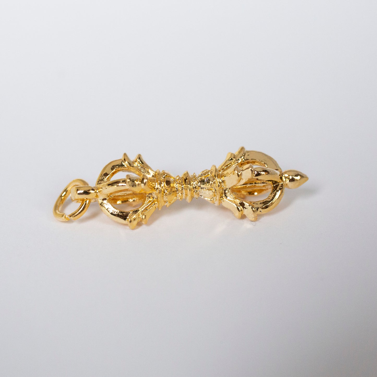 Dorje Vajra *Small* Golden Brass Pendant Necklace